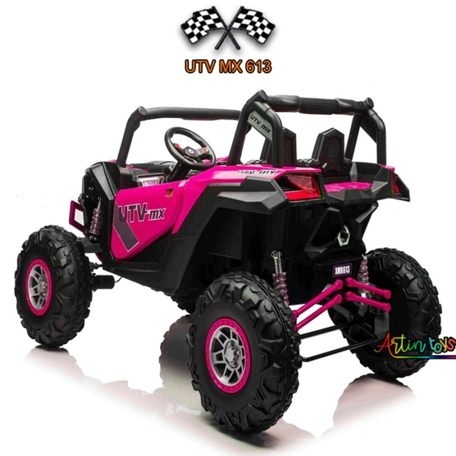 24 V 4Wd 600 W Beach Buggy Utv Mx 613 Pink | Artin Toys New