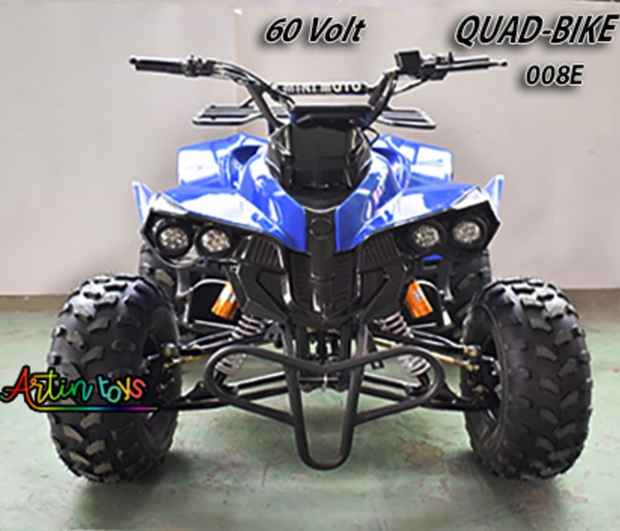 60 V 1200 W Electric Atv Quad Blue For Adults (008E) | Artin Toys Online