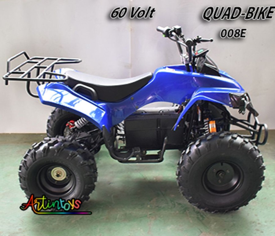 60 V 1200 W Electric Atv Quad Blue For Adults (008E) | Artin Toys Online