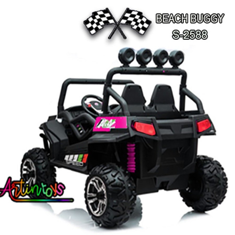 400 W 24 V Beach Buggy S-2588 Kids Car Pink | Artin Toys New