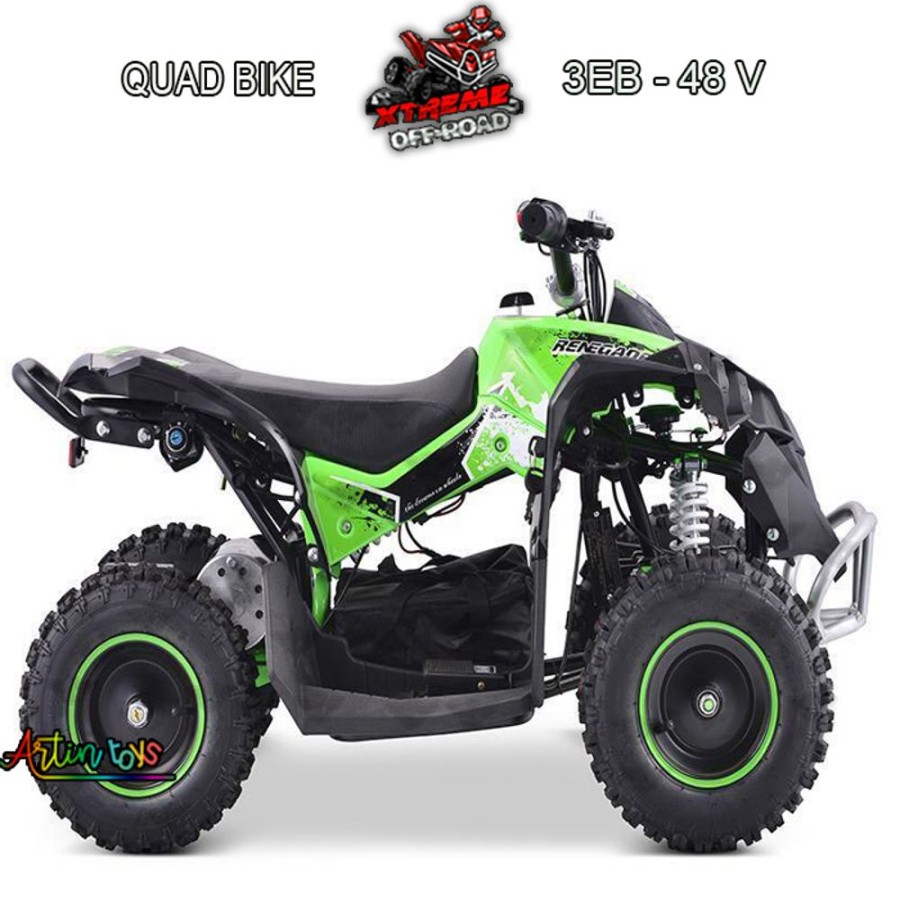 48 V 1060 W Mega Atv Race-X Quad Bike Green | Artin Toys Clearance