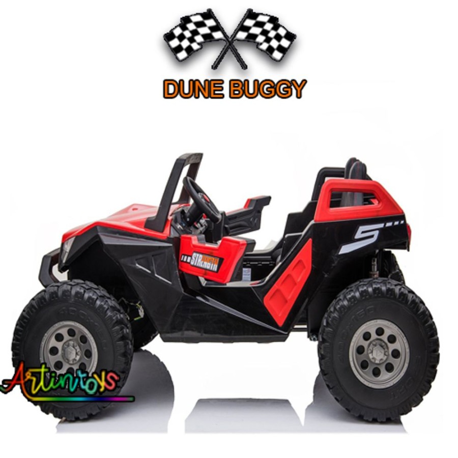 600 W 24 V Beach Buggy Dune Kids Ride On Car Red | Artin Toys Hot