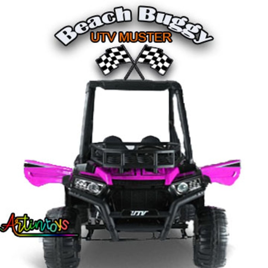 400 W 24 V Beach Buggy Muster Ride On Car Pink | Artin Toys Best