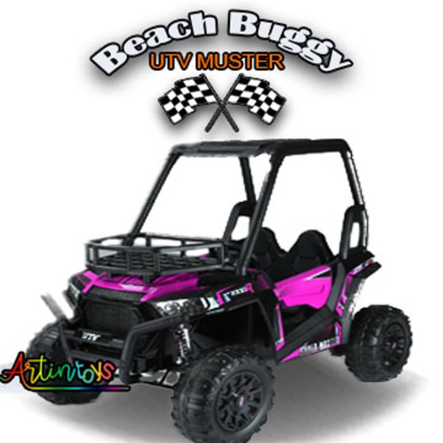 400 W 24 V Beach Buggy Muster Ride On Car Pink | Artin Toys Best