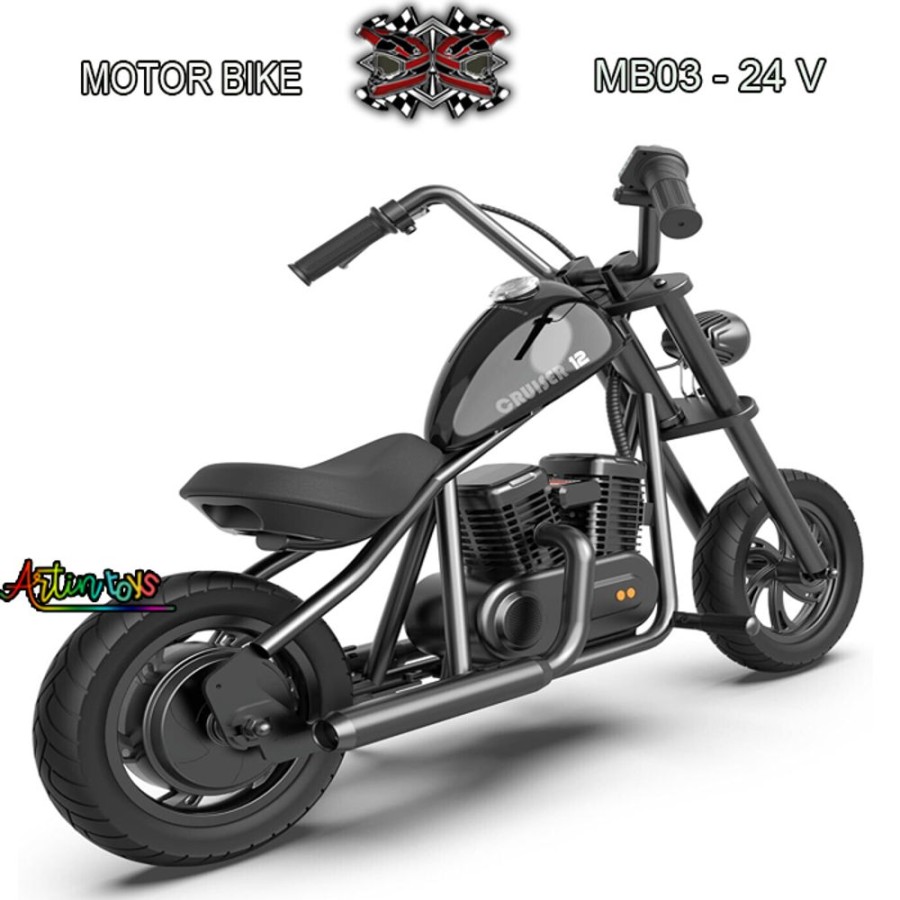 24 V 160 W Motorbike Mb03 Kids Bike Black | Artin Toys New