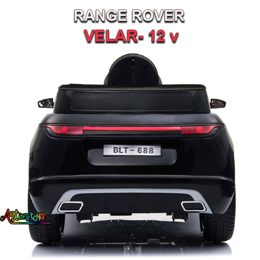 12 V Range Rover Velar Kids Ride On Car Black | Artin Toys New