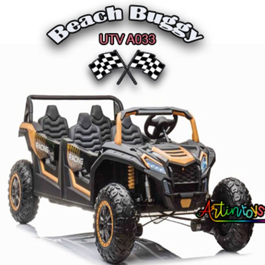 600 W 24 V Beach Buggy A033 Ride On Car Gold | Artin Toys Hot