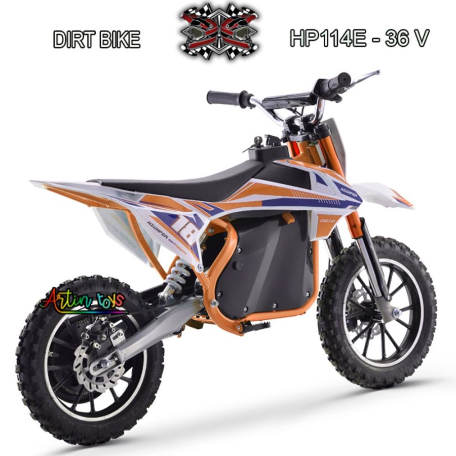 36 V 500 W Dirt Bike Kids Bike Orange (Hp-114) | Artin Toys New