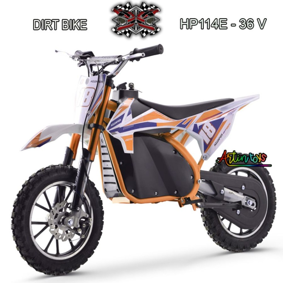 36 V 500 W Dirt Bike Kids Bike Orange (Hp-114) | Artin Toys New