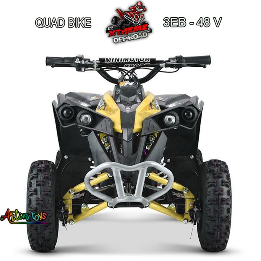 48 V 1060 W Mega Atv Race-X Quad Bike Yellow | Artin Toys Clearance