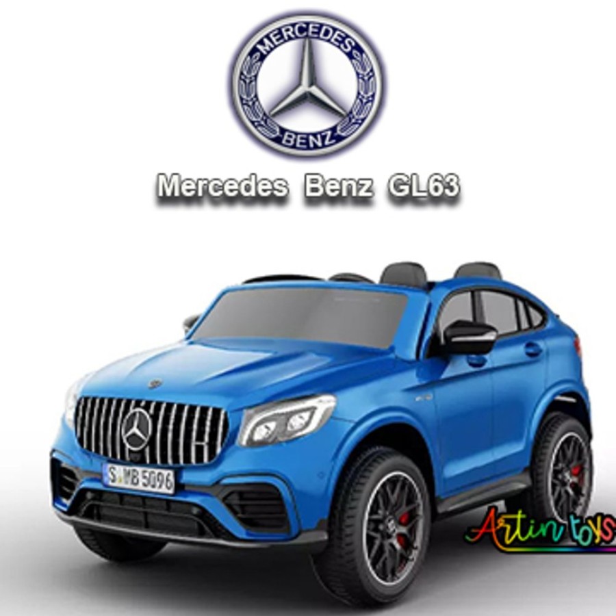 12 V Licensed Mercedes Gl63 4Wd Ride On Car Blue | Artin Toys Clearance