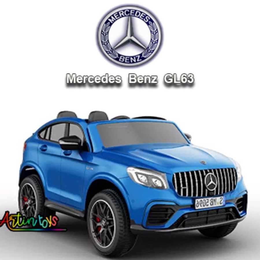 12 V Licensed Mercedes Gl63 4Wd Ride On Car Blue | Artin Toys Clearance