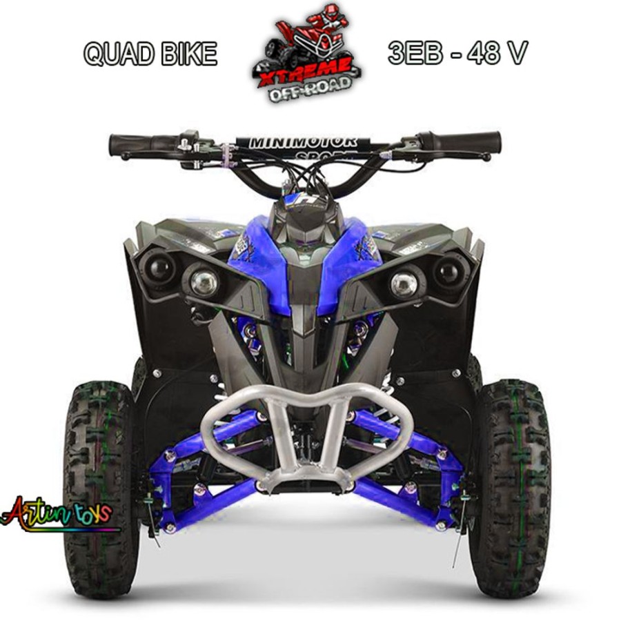 48 V 1060 W Mega Atv Race-X Quad Bike Blue | Artin Toys New