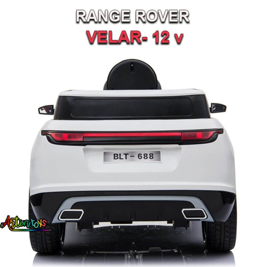 12 V Range Rover Velar Kids Ride On Car White | Artin Toys Wholesale