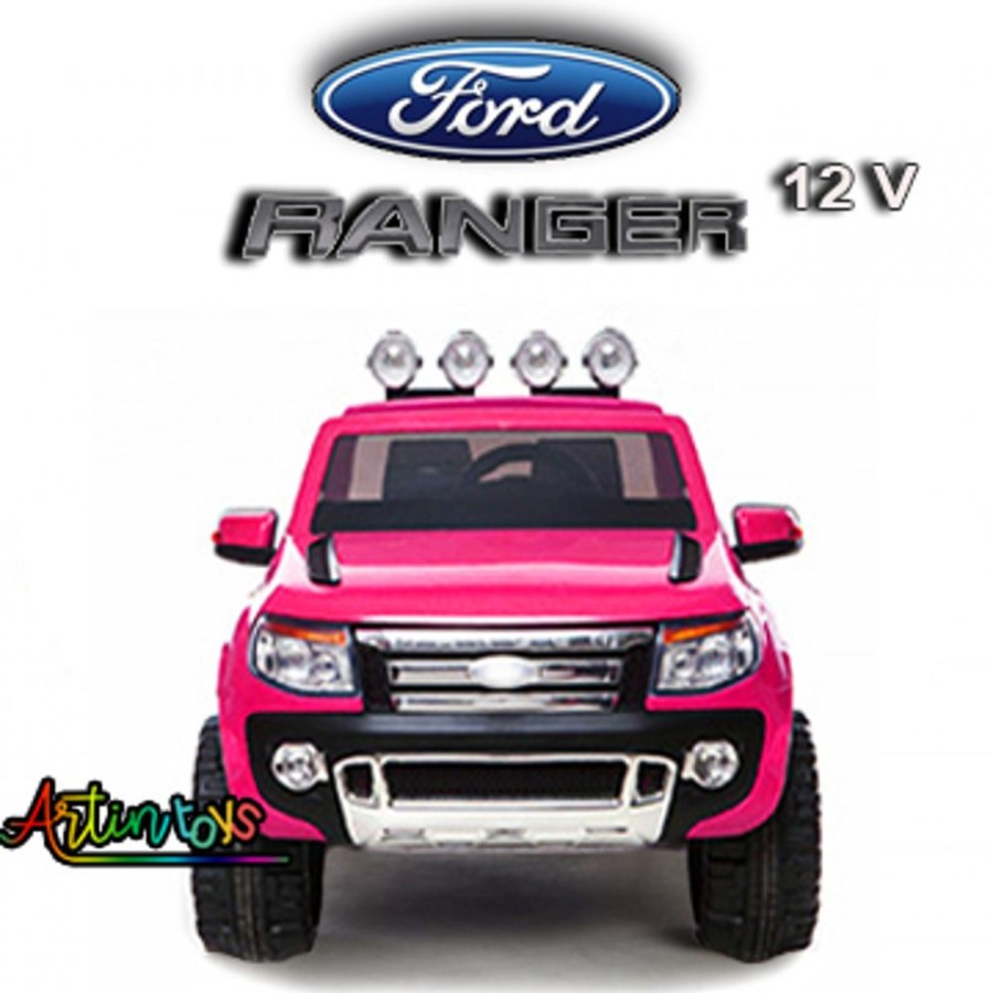 12 V Ford Ranger Kids Electric Toy Car Pink | Artin Toys Hot