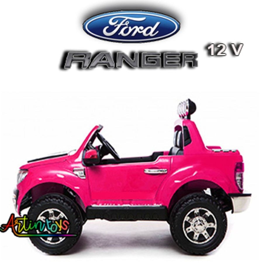 12 V Ford Ranger Kids Electric Toy Car Pink | Artin Toys Hot