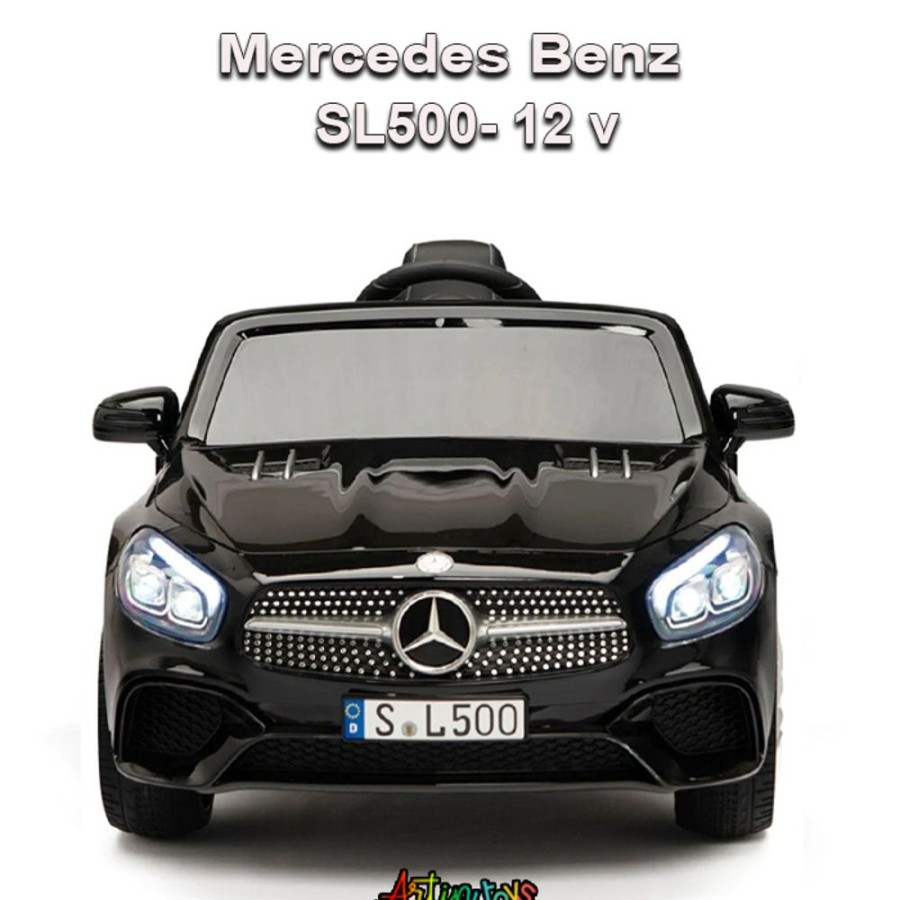 12 V Licensed Mercedes Sl500 Kids Auto Car Black | Artin Toys Hot