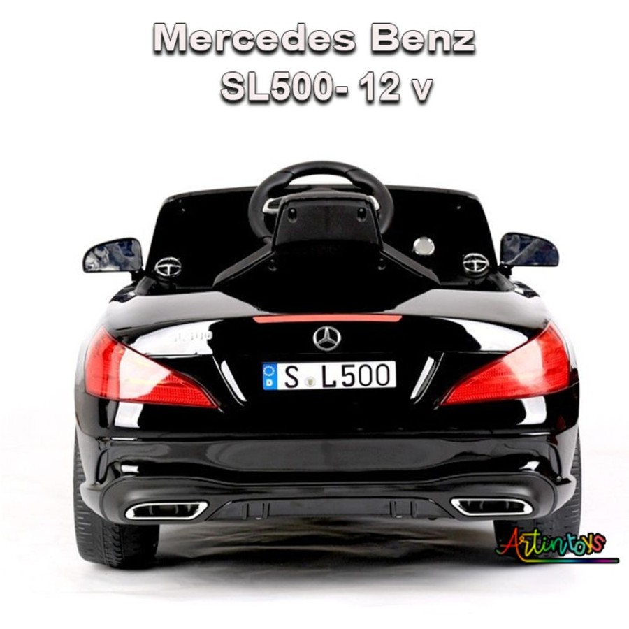 12 V Licensed Mercedes Sl500 Kids Auto Car Black | Artin Toys Hot