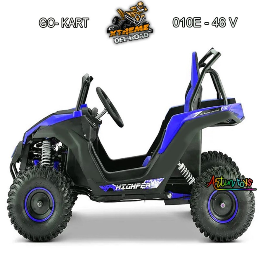 48 V 1200 W Race Go-Kart Blue (Gk-010E) | Artin Toys Online