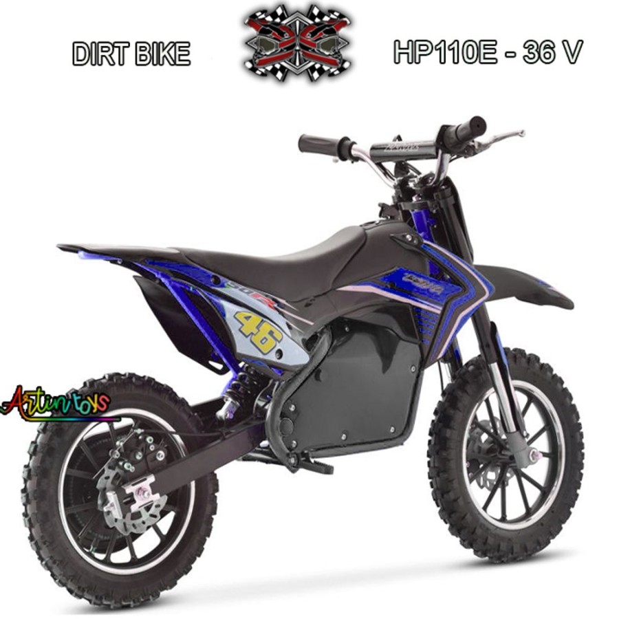 36 V 500 W Dirt Bike Kids Ride On Bike Blue (Hp-110) | Artin Toys Clearance