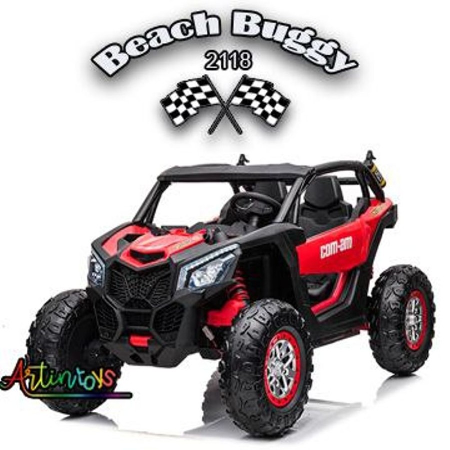 24 V 800 W Beach Buggy Can-Am 2118 Red | Artin Toys Wholesale