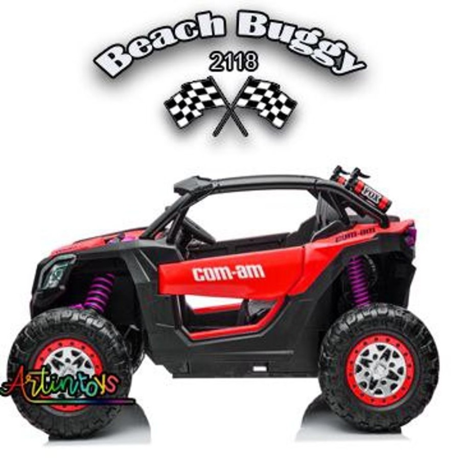 24 V 800 W Beach Buggy Can-Am 2118 Red | Artin Toys Wholesale