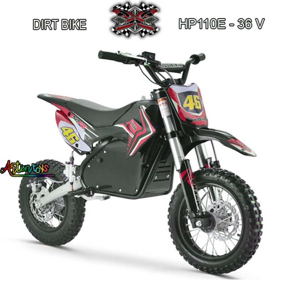 36 V 500 W Dirt Bike Kids Electric Bike Red (Hp-110) | Artin Toys Online