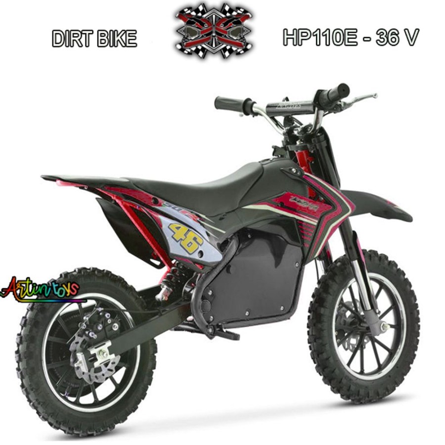 36 V 500 W Dirt Bike Kids Electric Bike Red (Hp-110) | Artin Toys Online