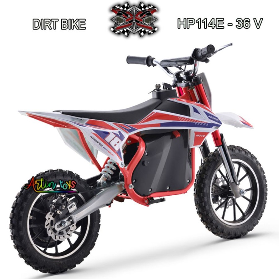 36 V 500 W Dirt Bike Kids Bike Red (Hp-114) | Artin Toys Hot