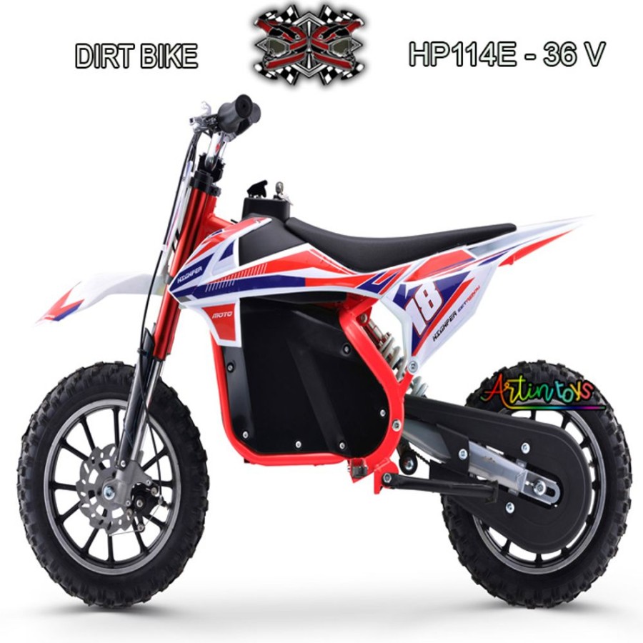 36 V 500 W Dirt Bike Kids Bike Red (Hp-114) | Artin Toys Hot