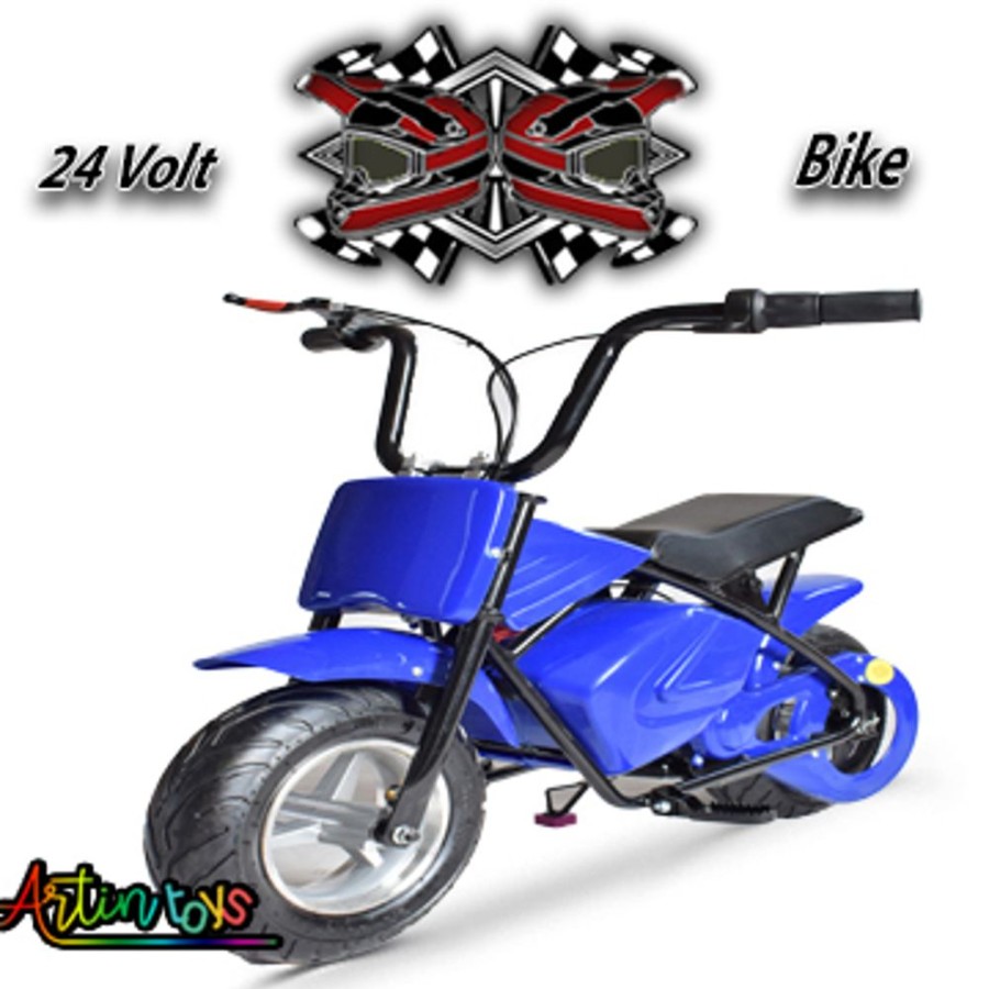 24 V 250 W Electric Motor Bike Blue (E-Gb03) | Artin Toys Clearance