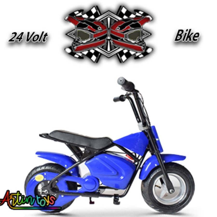 24 V 250 W Electric Motor Bike Blue (E-Gb03) | Artin Toys Clearance