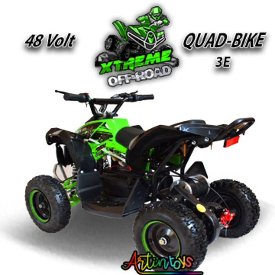 48 V 1000 W Atv Kids Ride On Quad Bike Green | Artin Toys Best