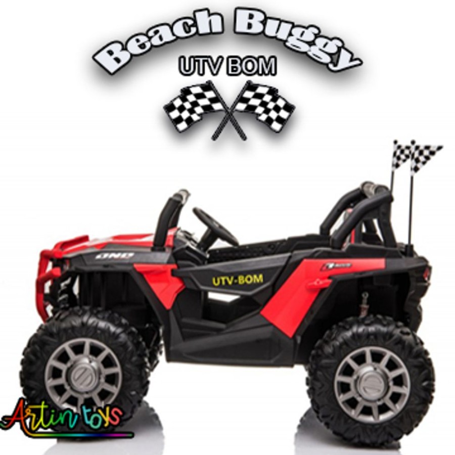 24 V 400 W Beach Buggy Utv Bom Kids Electric Car Red | Artin Toys New