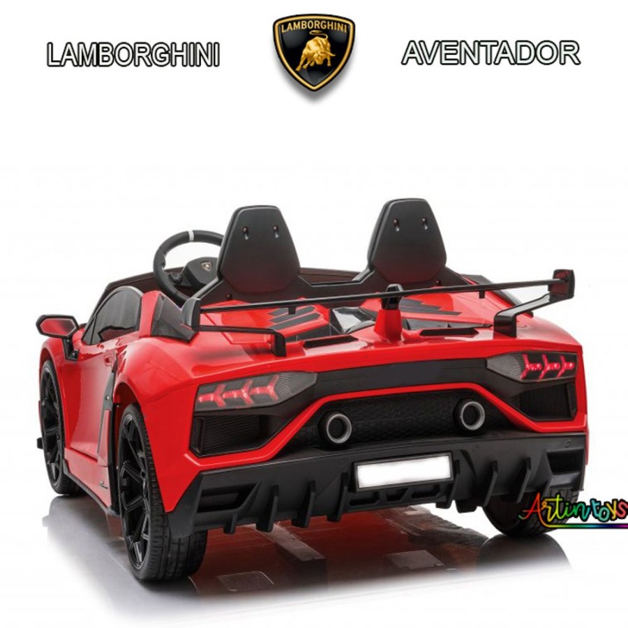 12 V Lamborghini Aventador Kids Ride On Car Red | Artin Toys Best