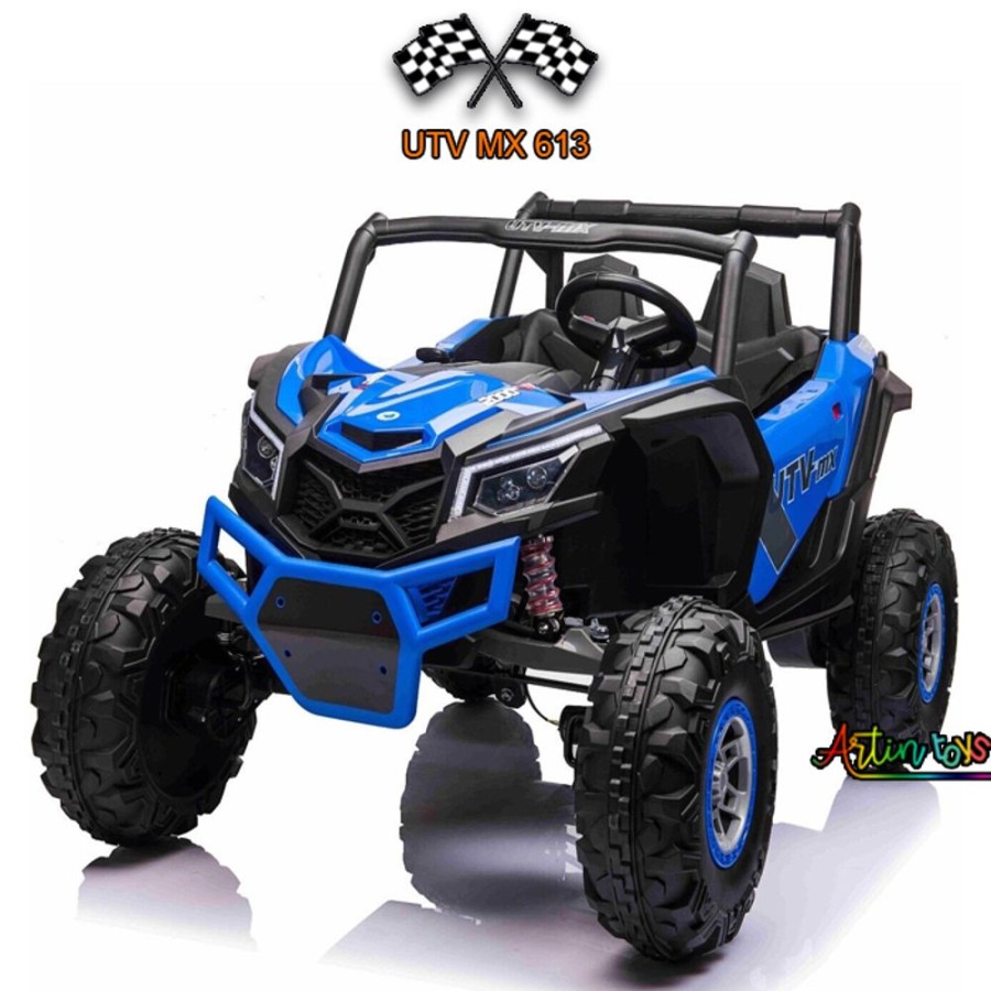 24 V 4Wd 600 W Beach Buggy Utv Mx 613 Blue | Artin Toys Wholesale