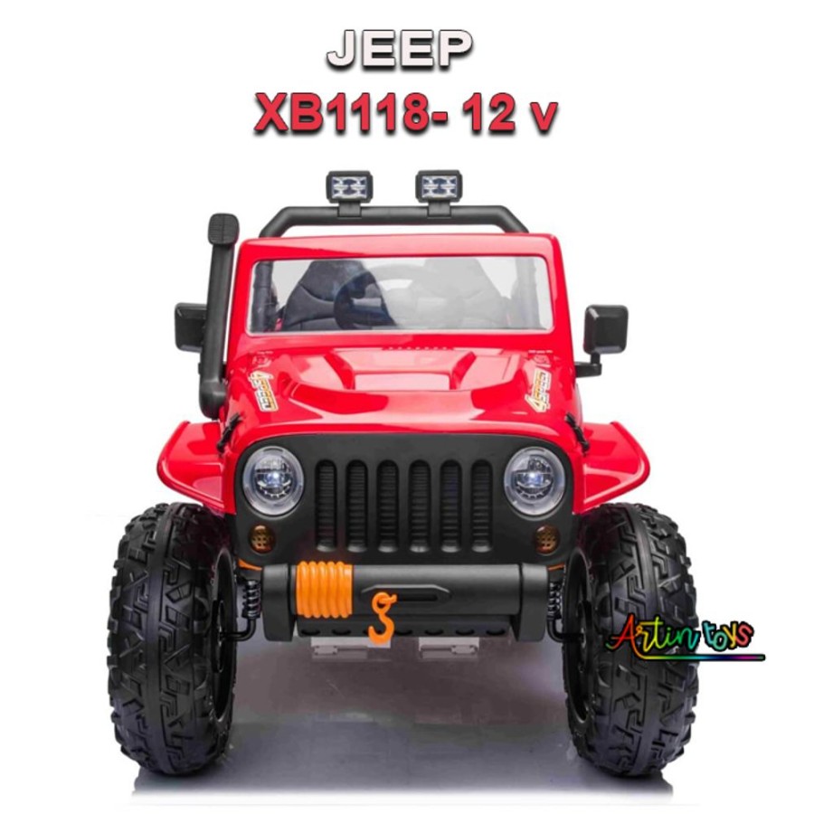 12 V Jeep Xb-1118 Kids Ride On Car Red | Artin Toys Best