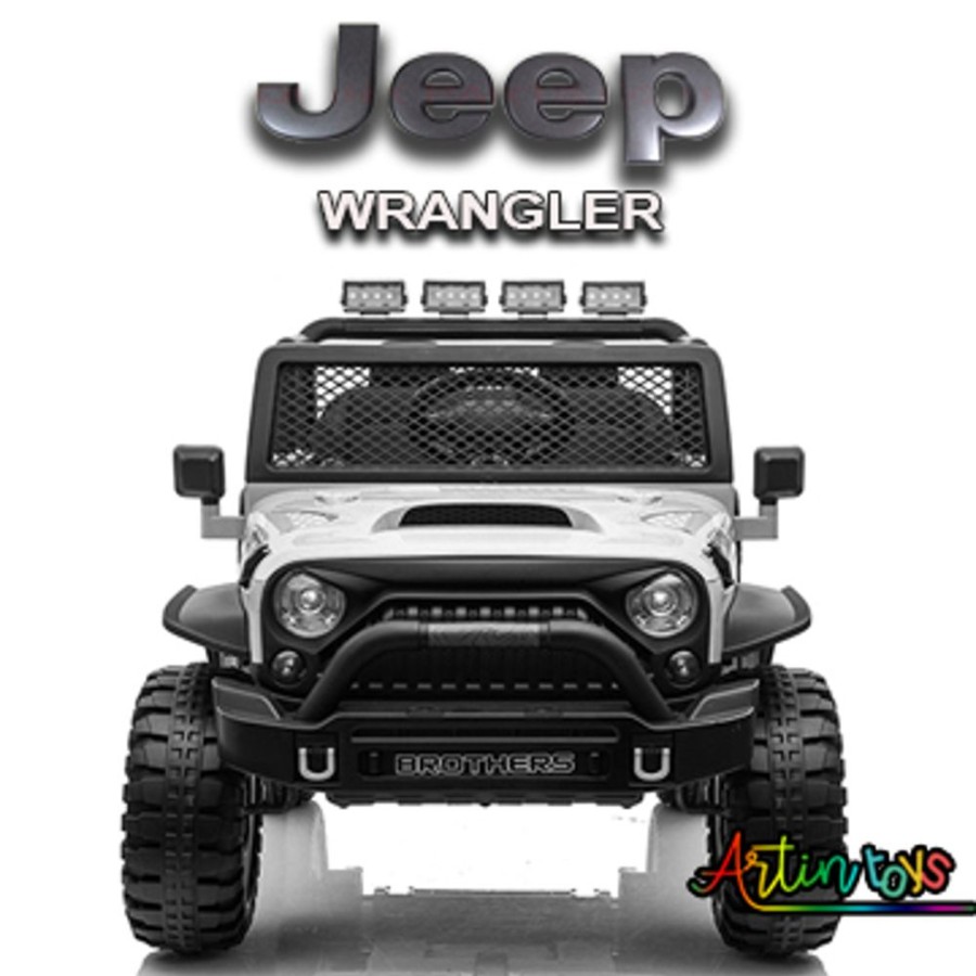 400 W 24 V Jeep Wrangler Xb-2188 Kids Car Silver | Artin Toys Hot