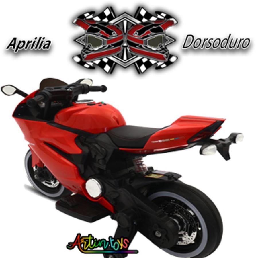 12 V Ducati Sx-1628 Kids Ride On Bike Red | Artin Toys Hot