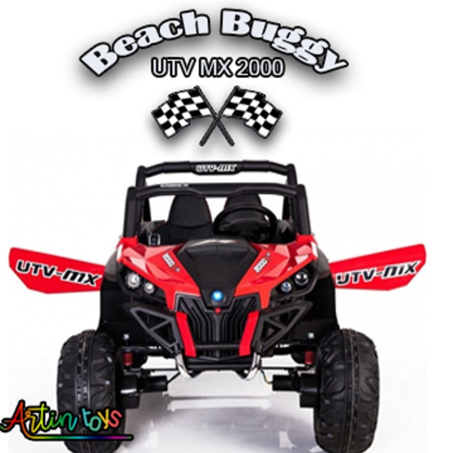 24 V 400 W Beach Buggy Utv Mx Kids Electric Car Red | Artin Toys Clearance