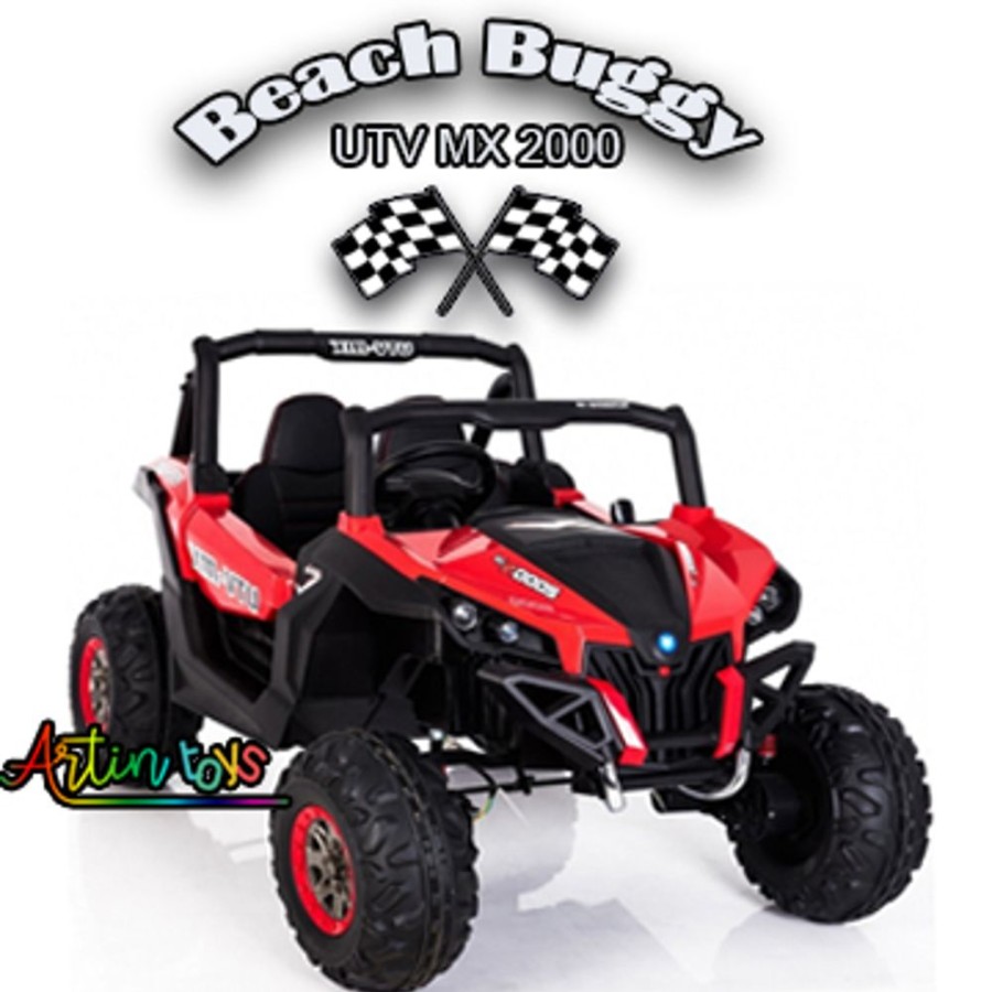 24 V 400 W Beach Buggy Utv Mx Kids Electric Car Red | Artin Toys Clearance