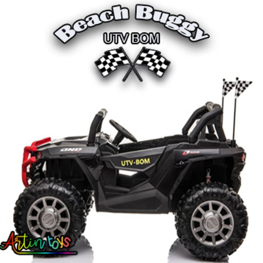 24 V 400 W Beach Buggy Utv Bom Kids Electric Car Black | Artin Toys Best