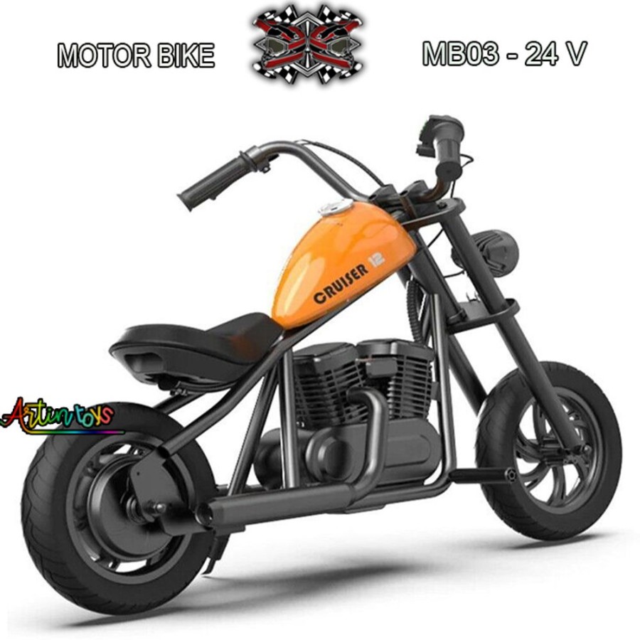 24 V 160 W Motorbike Mb03 Kids Bike Orange | Artin Toys Best