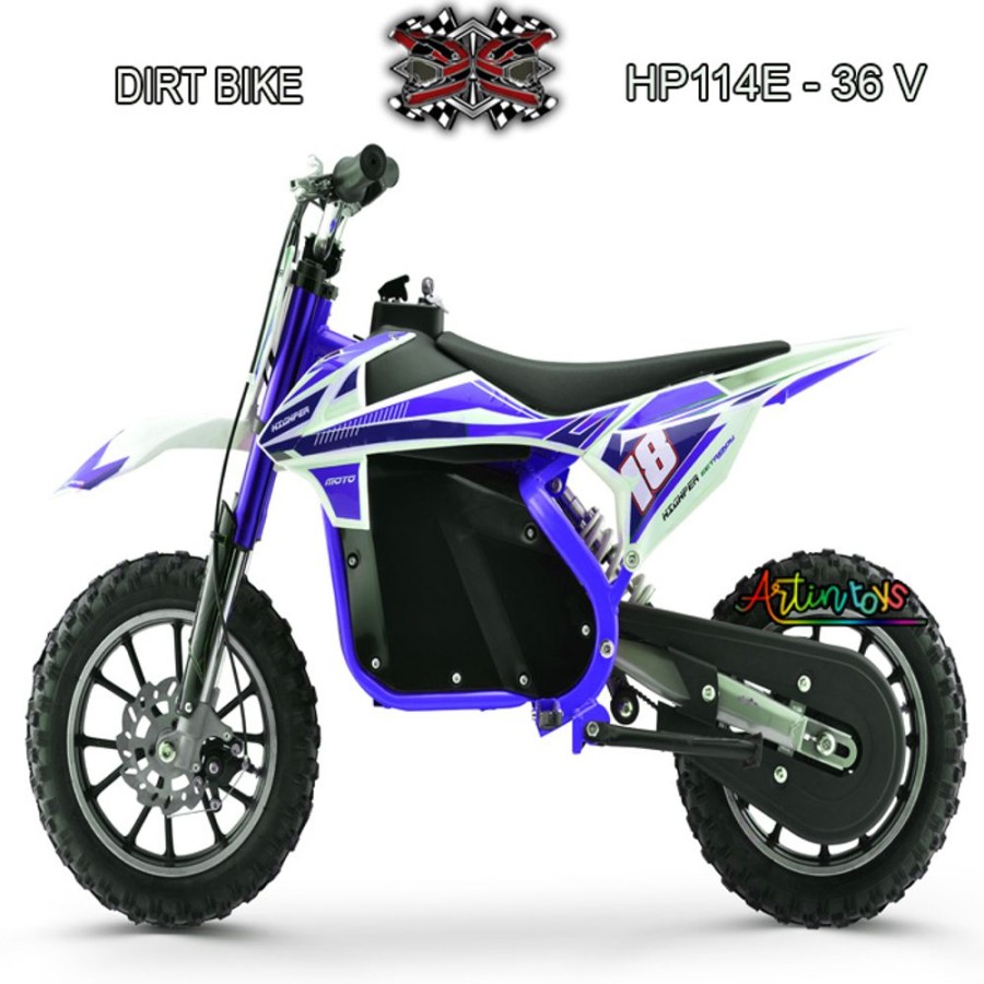 36 V 500 W Dirt Bike Kids Bike Blue (Hp-114) | Artin Toys Hot