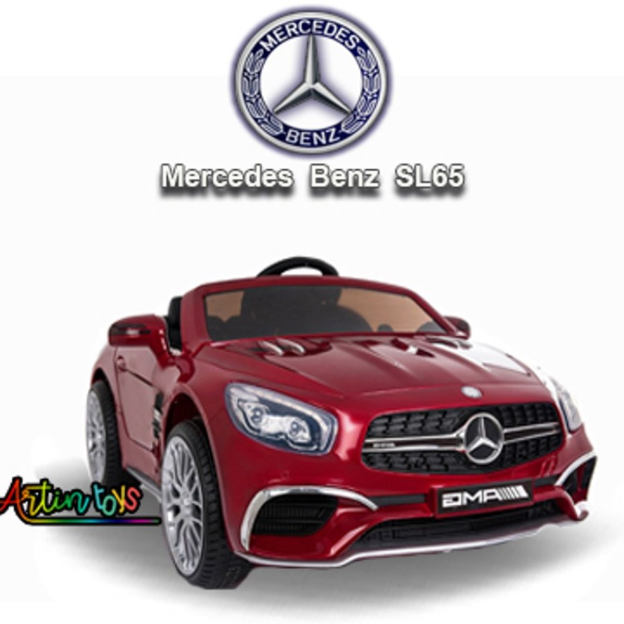 Licensed Mercedes Benz Sl65 12 V Battery Power Red | Artin Toys Best