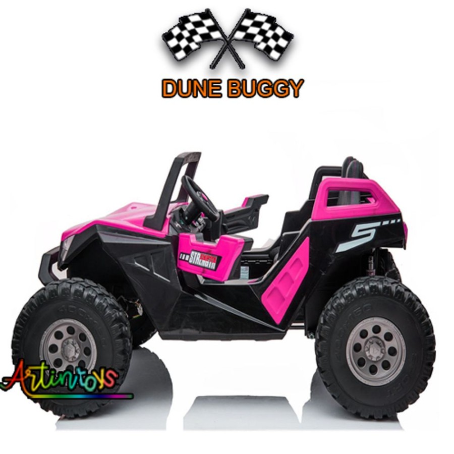 600 W 24 V Beach Buggy Dune Kids Ride On Car Pink | Artin Toys Online