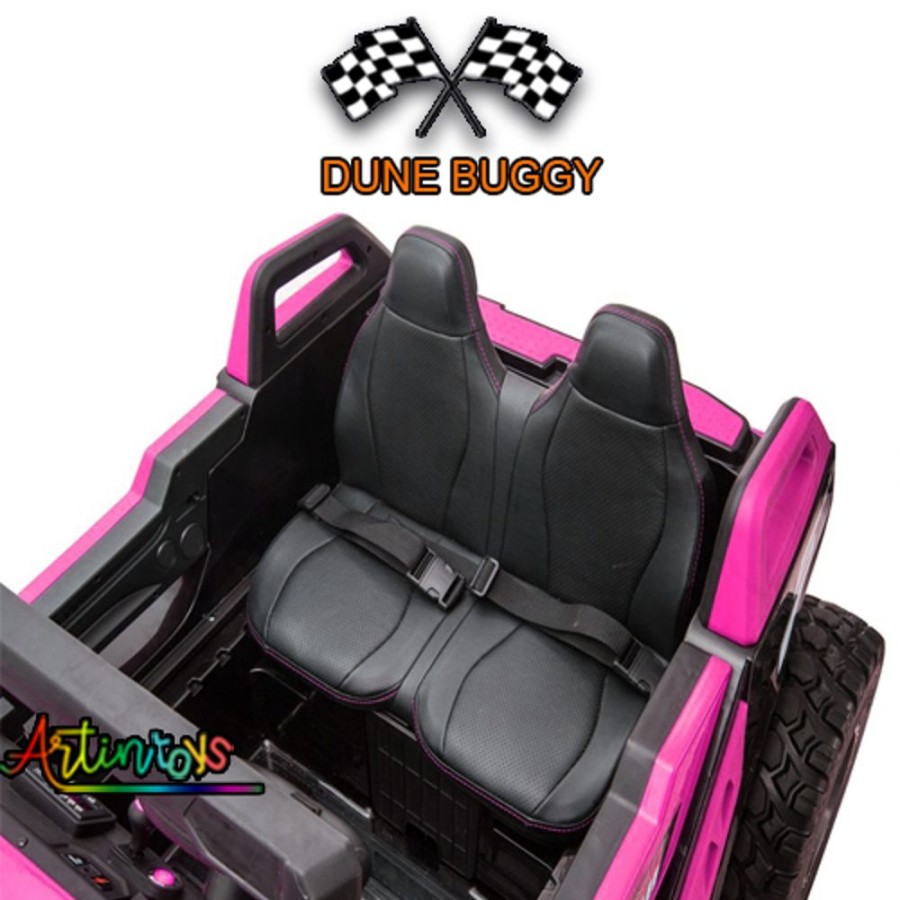 600 W 24 V Beach Buggy Dune Kids Ride On Car Pink | Artin Toys Online