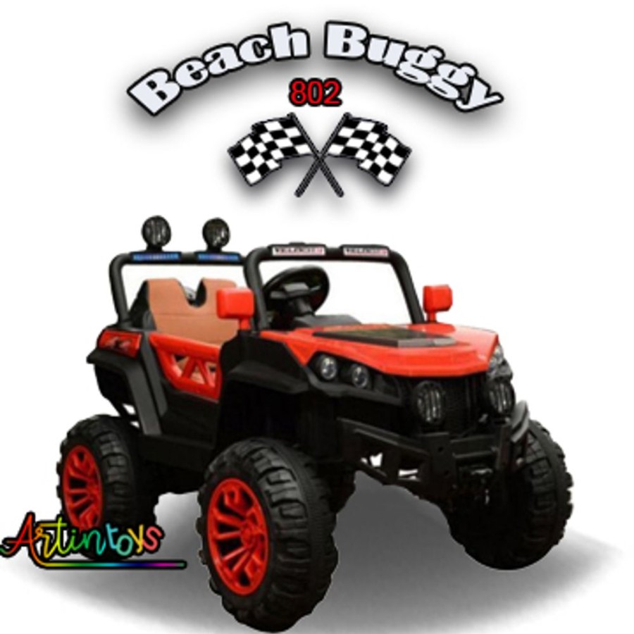 12 V Polaris Beach Buggy 802 Kids Car Red | Artin Toys Hot