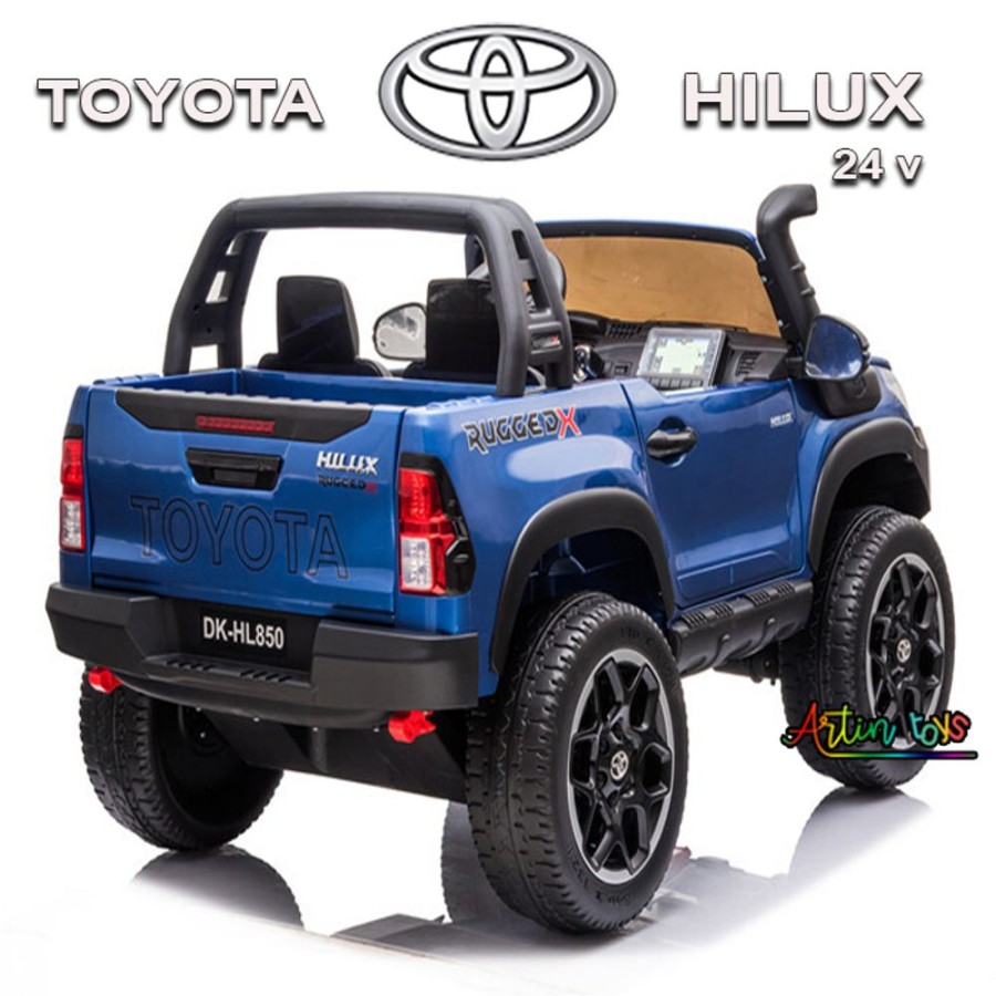 24 V 480 W Toyota Hilux Ride On Car Blue | Artin Toys Best