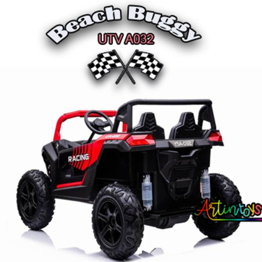 24 V Beach Buggy A032 Strongest Ride On Car Red | Artin Toys Best